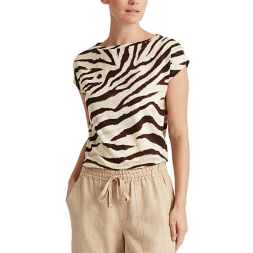 Lauren Ralph Lauren Top tiger print